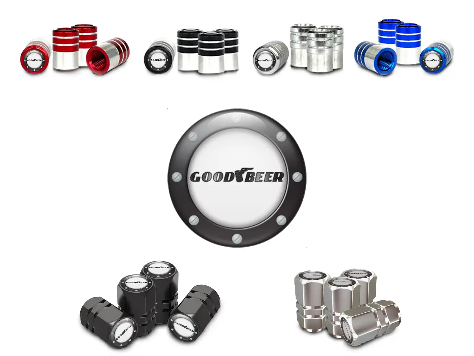 Valve Stem Covers Truck Customizable